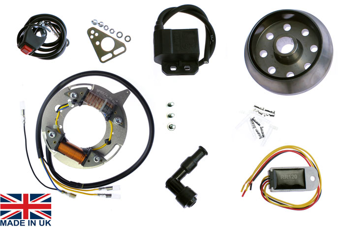 Bultaco Frontera, Matador, Alpina Lighting/Ignition Stator Kit - DC for Led Lighting - STK-153L