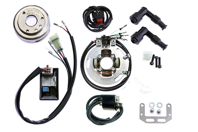 Ducati Race Twin Plug Option - Narrow Case - Self-generating Digital CDI Ignition Kit - STK-167D-HT2