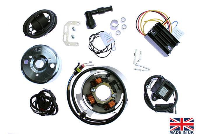 BSA Bantam D10, D14, B175 Digital Ignition and Alternator System - STK-177D-DC