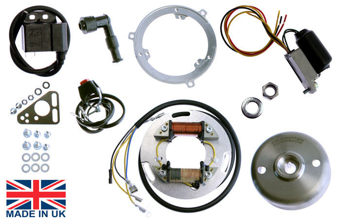 Husqvarna CR400, CR500, WR240, WR250, WR400, WR430 & WR500 1982-1988 CDI Ignition Stator Kit with Lighting - STK-185L