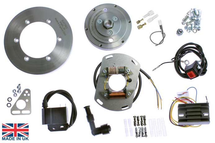 Villiers 8E, 7E, 6E External Rotor Stator Kit with Lighting - STK-960L