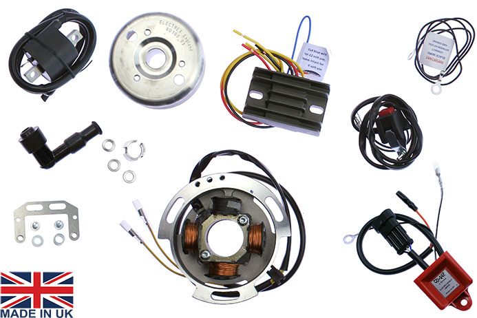 BSA Bantam D10, D14, B175 Digital Ignition and Alternator System - STK-177D-DC