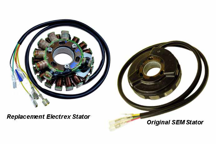 KTM | Husqvarna | Husaberg | Aprilia | Vertemati | VOR 4 stroke SEM direct replacement Lighting Stator - ST5500L