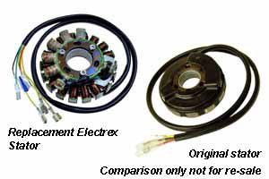 Husaberg FE400, 450, 501, 600, 680, FC600, FS650E SEM direct replacement Lighting Stator - (ST5410L)