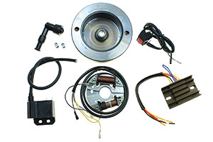 BSA Bantam D1-D7 Complete CDI Ignition Kit with Lighting - STK-1257L-DC
